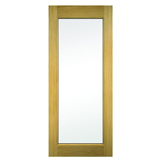 Wickes Oxford External Oak Door Glazed 1981 x 838mm Wickes.co.uk