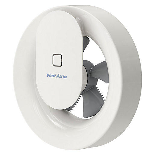 VentAxia Svara Lo Carbon Bathroom Fan with Bluetooth Control White