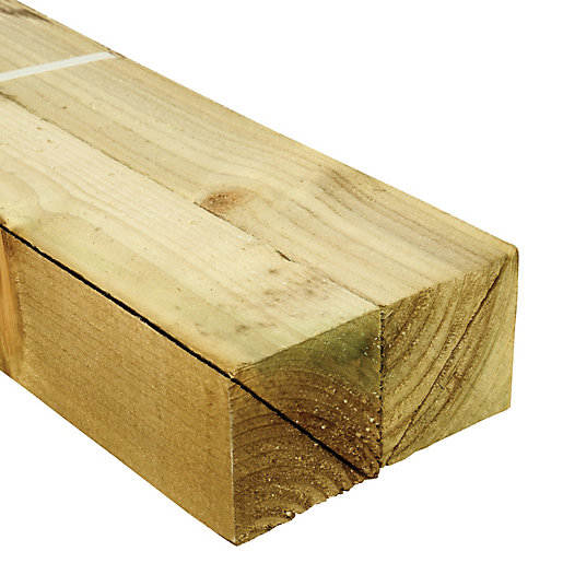 Wickes Arris Rail 75 x 75 x 100mm x 2.4m Pack of 4 Wickes.co.uk