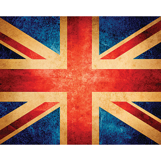 ohpopsi Union Jack Wall Mural - XL 3.5m (W) x 2.8m (H ...