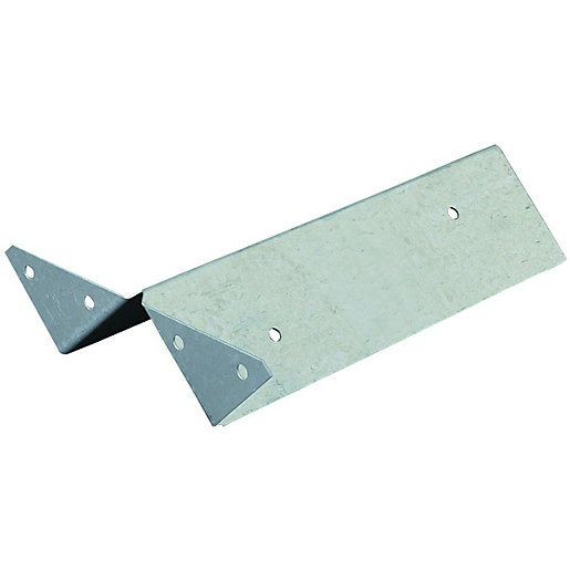 Wickes Arris Rail Fencing Fixing Bracket Galvanised Steel Wickes.co.uk
