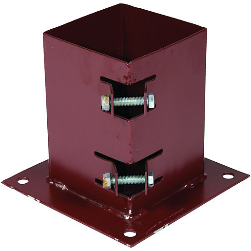 Wickes Bolt Down Post Support for Fence Posts 100 x 100mm Wickes.co.uk