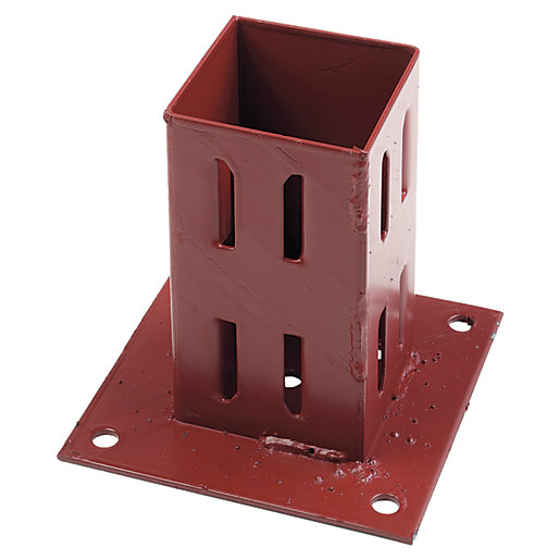 Wickes Erecta Plate Support For Fence Posts 75 X 75mm Wickes Co Uk