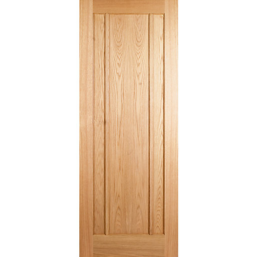 Wickes York Oak 3 Panel Internal Fire Door | Wickes.co.uk
