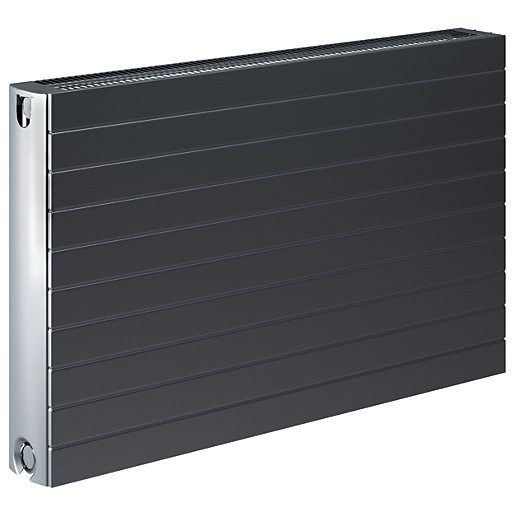 Henrad Everest Double Convector Designer Radiator Grey 600 x 1000 mm