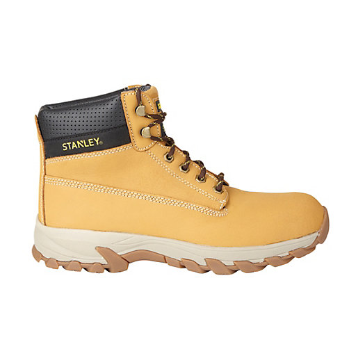 Stanley Hartford Safety Boot - Honey Size 8 | Wickes.co.uk