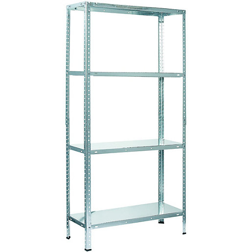 Wickes 4 Tier Metal Shelving Unit 45kg Wickes Co Uk