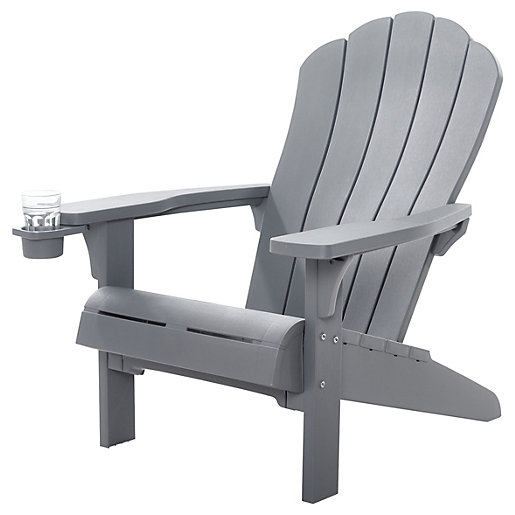 Keter Adirondack Wood Look Garden Chair, Keter Outdoor Furniture