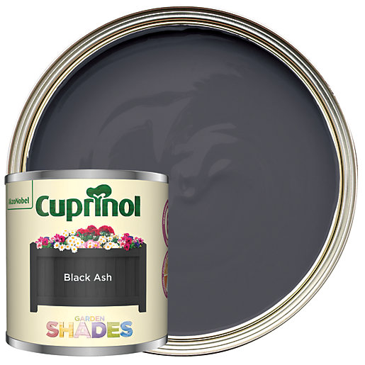 Cuprinol Garden Shades Black Ash Matt Wood Treatment Tester 125ml