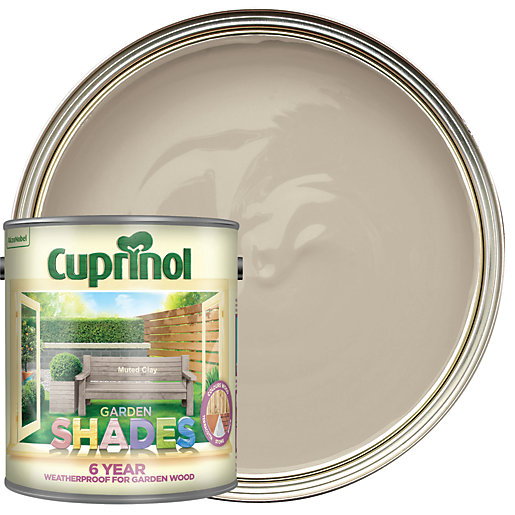 Cuprinol Garden Shades Matt Wood Treatment Muted Clay 2 5l Wickes Co Uk