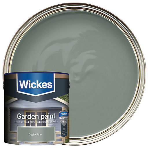 Wickes Garden Colour Matt Wood Treatment Dusky Pine 2.5L Wickes.co.uk
