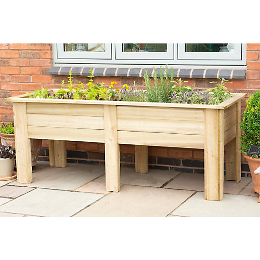 Forest Garden Kitchen Planter 180 x 60 x 70cm Wickes.co.uk
