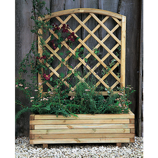 Forest Garden Toulouse Planter Natural 1m x 1.3m Wickes.co.uk