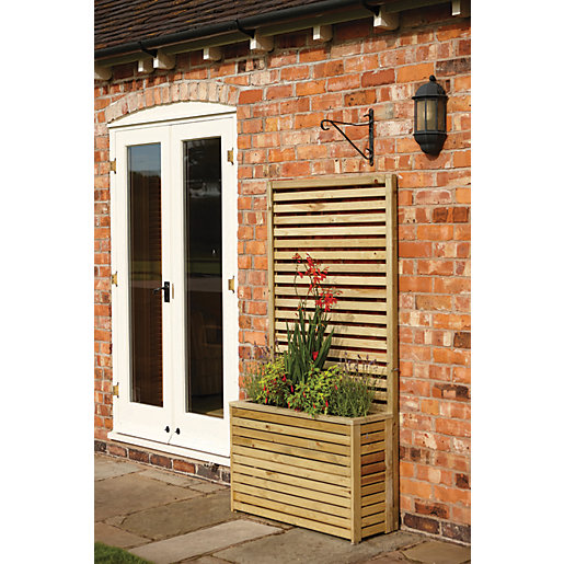 rowlinson wooden planter