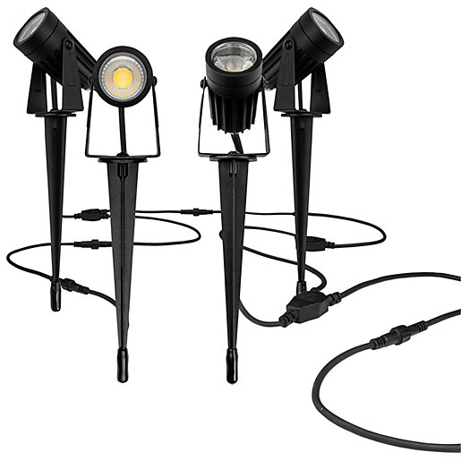 Luceco LED Garden Lighting Spike Kit Pack of 4 Wickes.co.uk