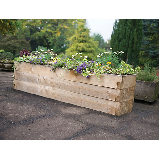 Forest Garden Caledonian Trough 450mm x 1.8m Wickes.co.uk