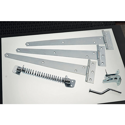 Wickes Garden Gate Hinge Kit Galvanised Wickes Co Uk