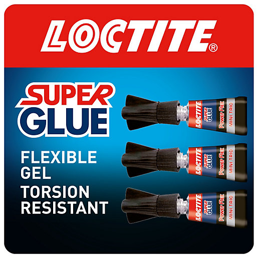 Offer Wickes Loctite Super Glue Power Flex Mini Trio Gel