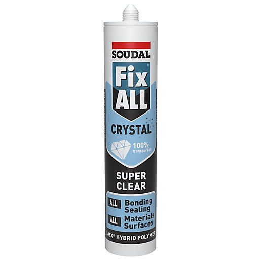 Soudal Fix ALL Crystal Hybrid Sealant & Adhesive