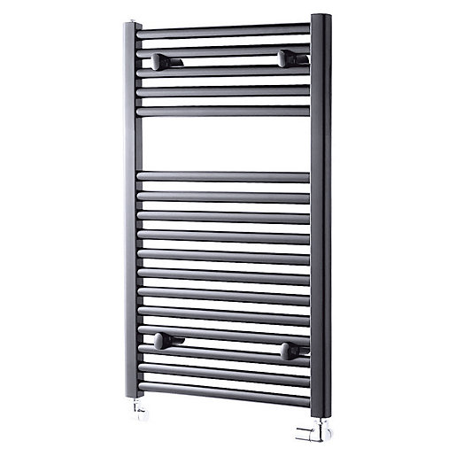 Wickes Pisa Anthracite Towel Radiator 800 x 400mm Wickes.co.uk