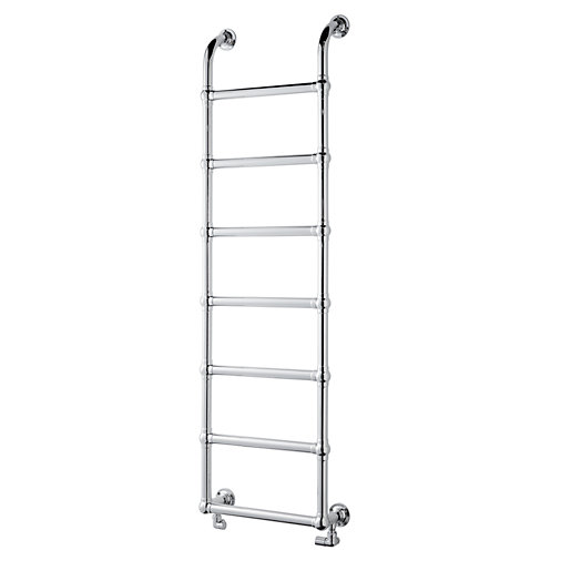 Wickes Upton Victorian Chrome Towel Radiator 1200 x 500mm Wickes.co.uk