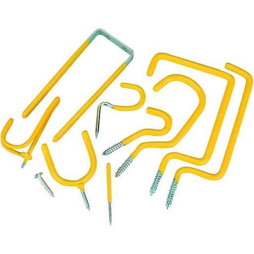Wickes Multi Purpose Storage Hooks Pack of 20 Wickes.co.uk