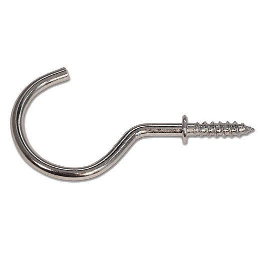 Wickes Round Cup Hook Zinc Pack of 4 Wickes.co.uk
