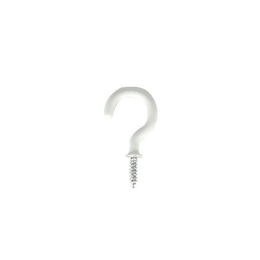 Wickes Shouldered Cup Hooks White 38mm Pack of 10 Wickes.co.uk
