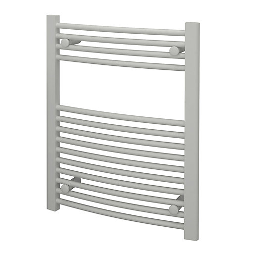 Kudox Curved Towel Radiator White 600 x 750 mm Wickes.co.uk