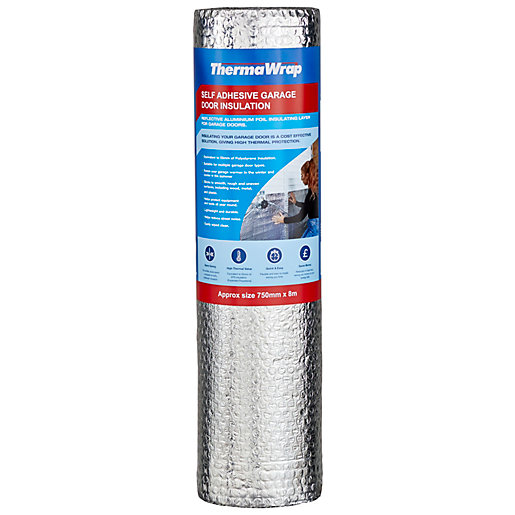 Thermawrap Self Adhesive Garage Door Insulation Roll 750mm X 8m Wickes Co Uk