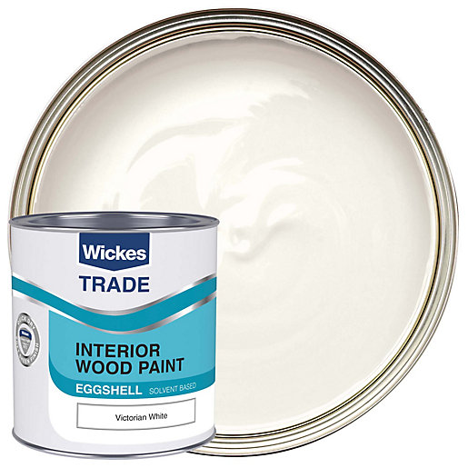 Wickes Trade Eggshell Victorian White 1l Wickes.co.uk