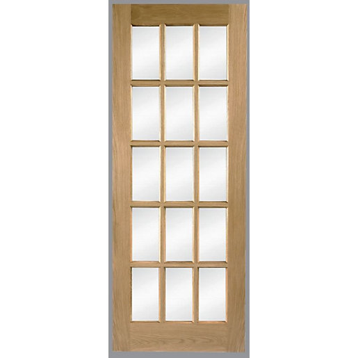15 Panel Glazed Internal Door Beveled Glass Glass Door Ideas