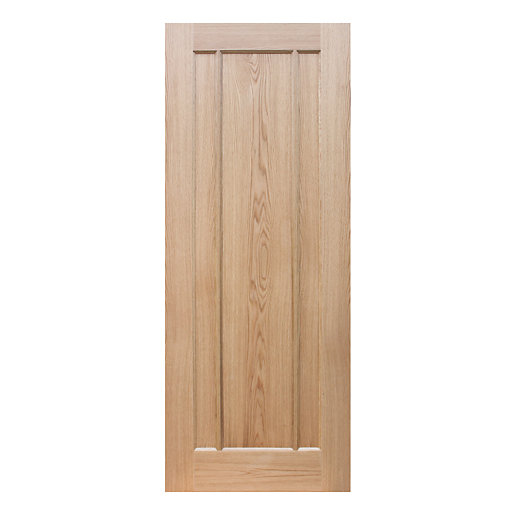 Wickes York Oak 3 Panel Pre Finished Internal Door Wickes Co Uk   Internal Oak Veneer Doors Wickes York Oak Veneer 3 Panel Pre Finished Internal Door 1981 X 686mm~GPID 1100096055 00