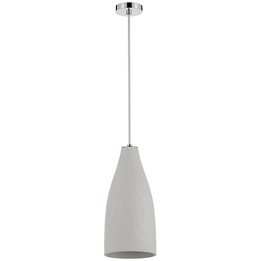 Concreto Pendant Light Concrete Wickes.co.uk