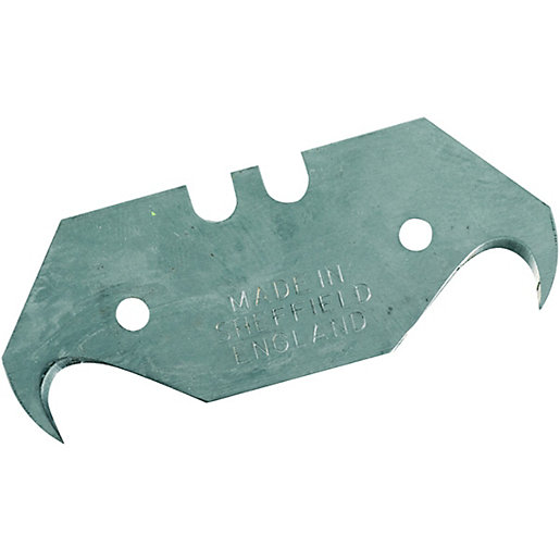 Wickes Hooked Trimming Knife Blades Pack of 5 Wickes.co.uk
