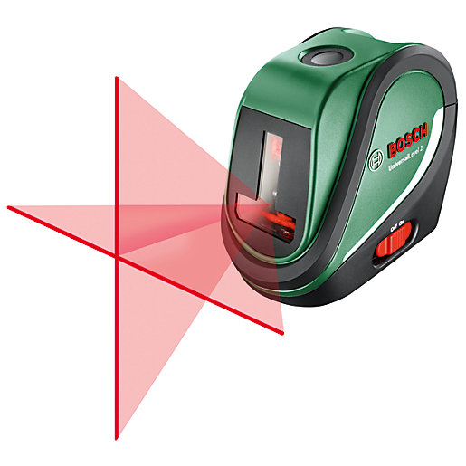 Bosch Universal Level 2 Cross Line Laser Level Wickes.co.uk