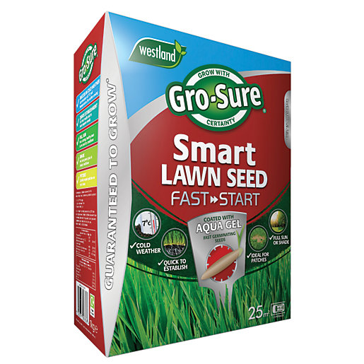 GroSure Smart Seed Fast Start Lawn 25m² Wickes.co.uk