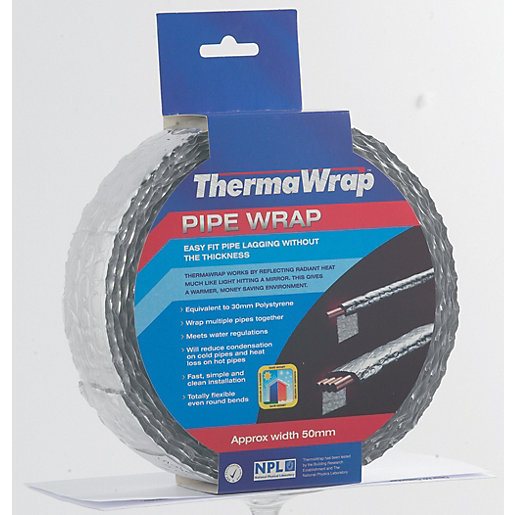 Thermawrap Spiral Foil Wrap Insulation 50mm x 7.5m