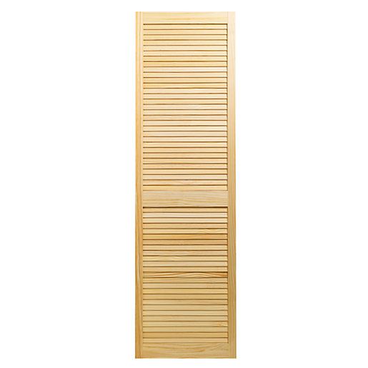 Wickes Pine Closed Internal Louvre Door - 1829mm X 533mm | Wickes.co.uk