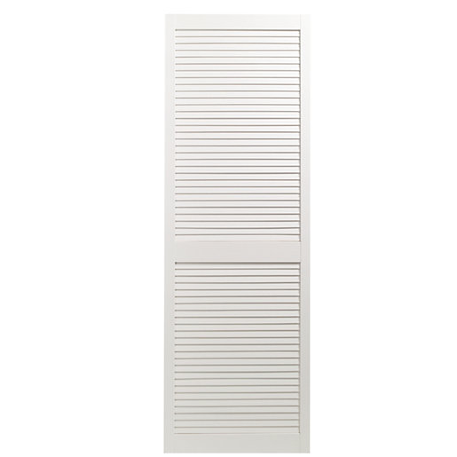 Wickes White Closed Internal Louvre Door - 1829mm X 610mm | Wickes.co.uk