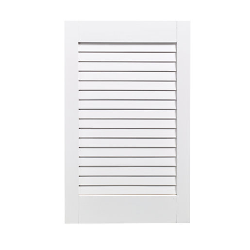 Wickes White Closed Internal Louvre Door - 610mm X 381mm | Wickes.co.uk