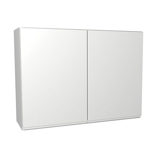 Wickes Madison White Gloss Handleless Wall Unit 1000mm Wickes.co.uk