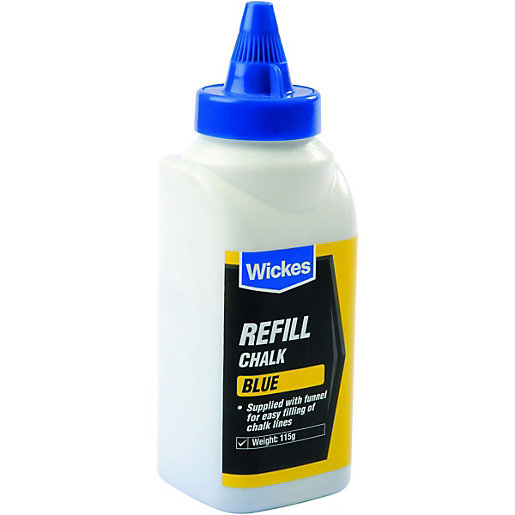 Wickes Blue Chalk Refill For Chalk Reel 115g Wickes.co.uk