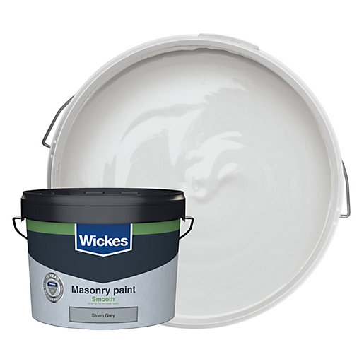 Wickes Masonry Smooth Storm Grey 10L | Wickes.co.uk