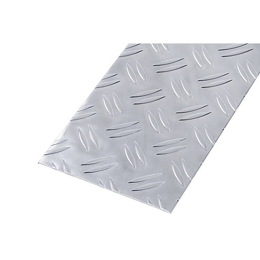 Wickes Metal Sheet Aluminium Checkerplate 250 x 500mm Wickes.co.uk