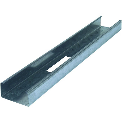 Wickes Galvanised Metal C Studwork 0 55mm X 70mm X 2 7m Wickes Co Uk