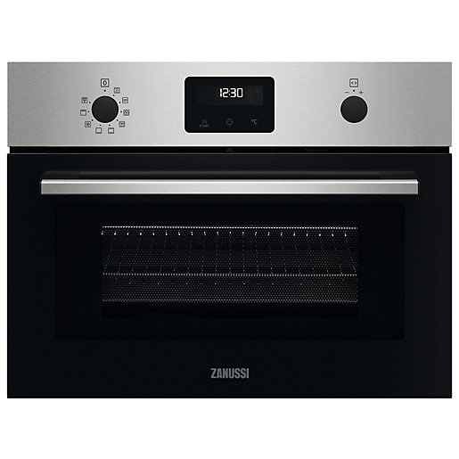 Zanussi QuickCook Combi Microwave ZVENM6X1 Wickes.co.uk