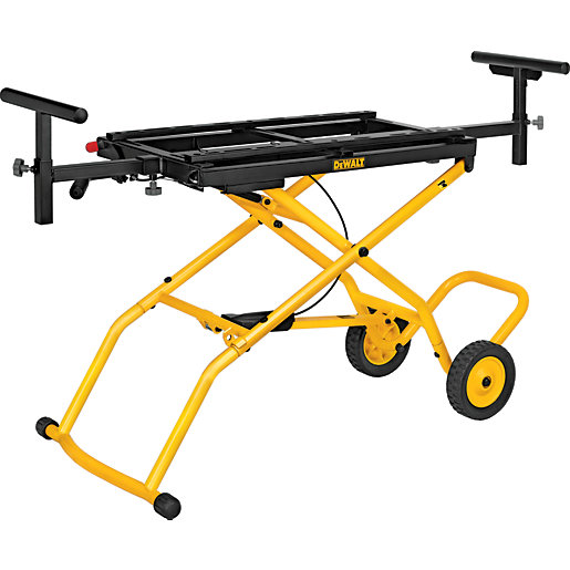 DEWALT DE7260XJ Mitre Saw Folding Rolling Stand Wickes.co.uk