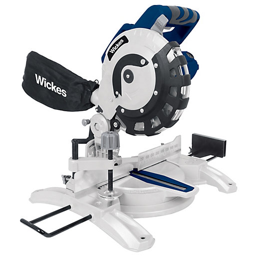 Wickes 210mm Corded Compound Mitre Saw 1800W Wickes.co.uk
