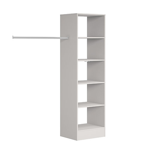 Spacepro Wardrobe Storage Kit Tower Unit Cashmere - 600mm | Wickes.co.uk